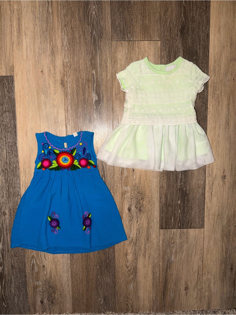Baby Girl 3-6 Month Bundle of 2 Dresses